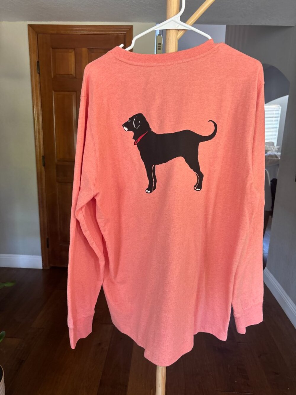 The Black Dog Long Sleeve Tee Mens Large Coral Graphic Portsmouth NH - Picture 5 of 10